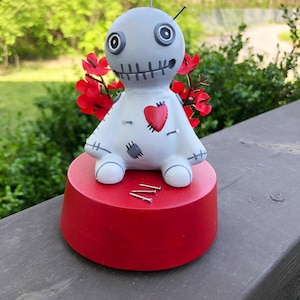 Cute Voodoo Doll Statue Figure Figurine Sculpture OOAK handmade hand made decor