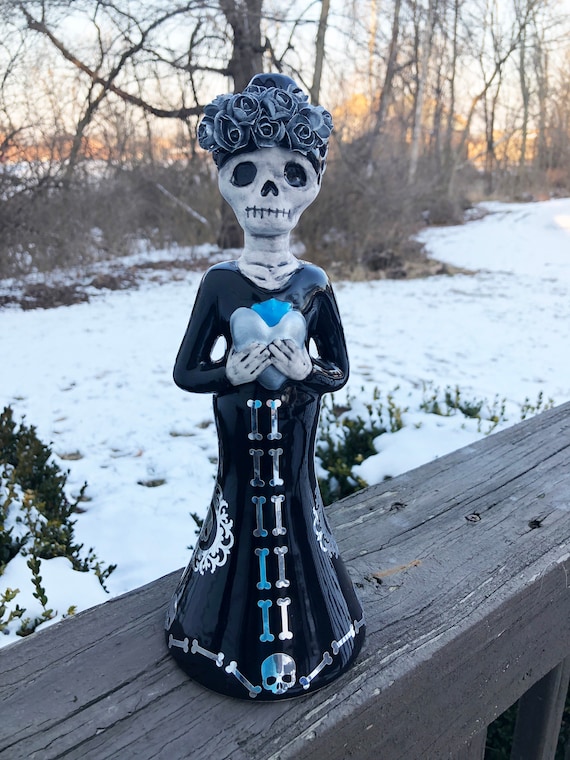 Catrina Sugar Skull Statue