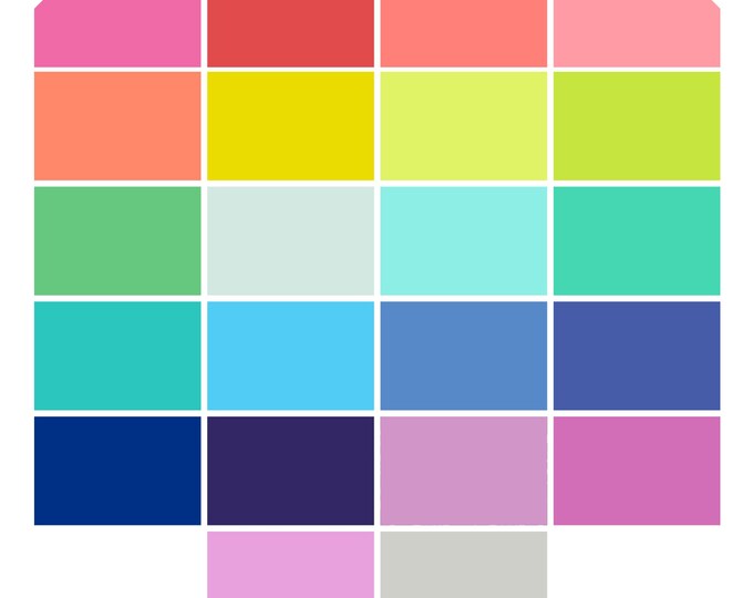 Tula Pink True Colors Solids 10'' Stacker 42 Pieces Etsy