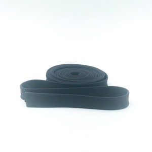 Double Fold Bias Tape 1/2&#39;&#39; Linen Blend Dark Gray Bias Binding