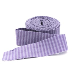 Quilt Binding Purple Tone On Tone 1/8&#39;&#39; Stripe 1 1/4&quot; Single Fold