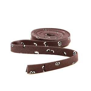 Double Fold Bias Tape 1/2&#39;&#39; Spooky Hollow Eyes Gray Glow In The Dark Halloween Bias Binding