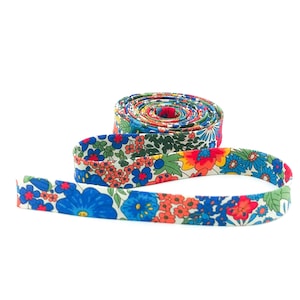 Double Fold Bias Tape 1/2'' Wide Liberty of London Tana Lawn Margaret Annie Multi 3 Yards image 1