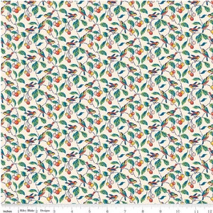 Woodland Walk Misty Morning Birdsong B Half Yard Riley Blake Designs Liberty Fabrics