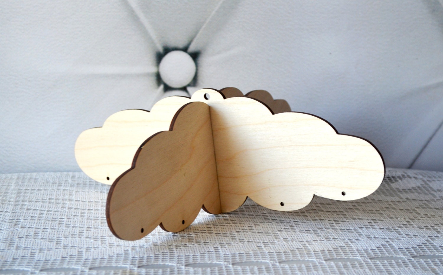 Wood Cloud Baby Mobile Hanger Sky Mobile Bebe Baby Shower Etsy