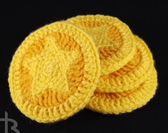 Star Coin Crochet Pattern - Instant Download