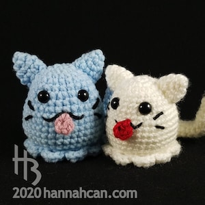 Ghost Kitty Crochet Pattern - Instant Download