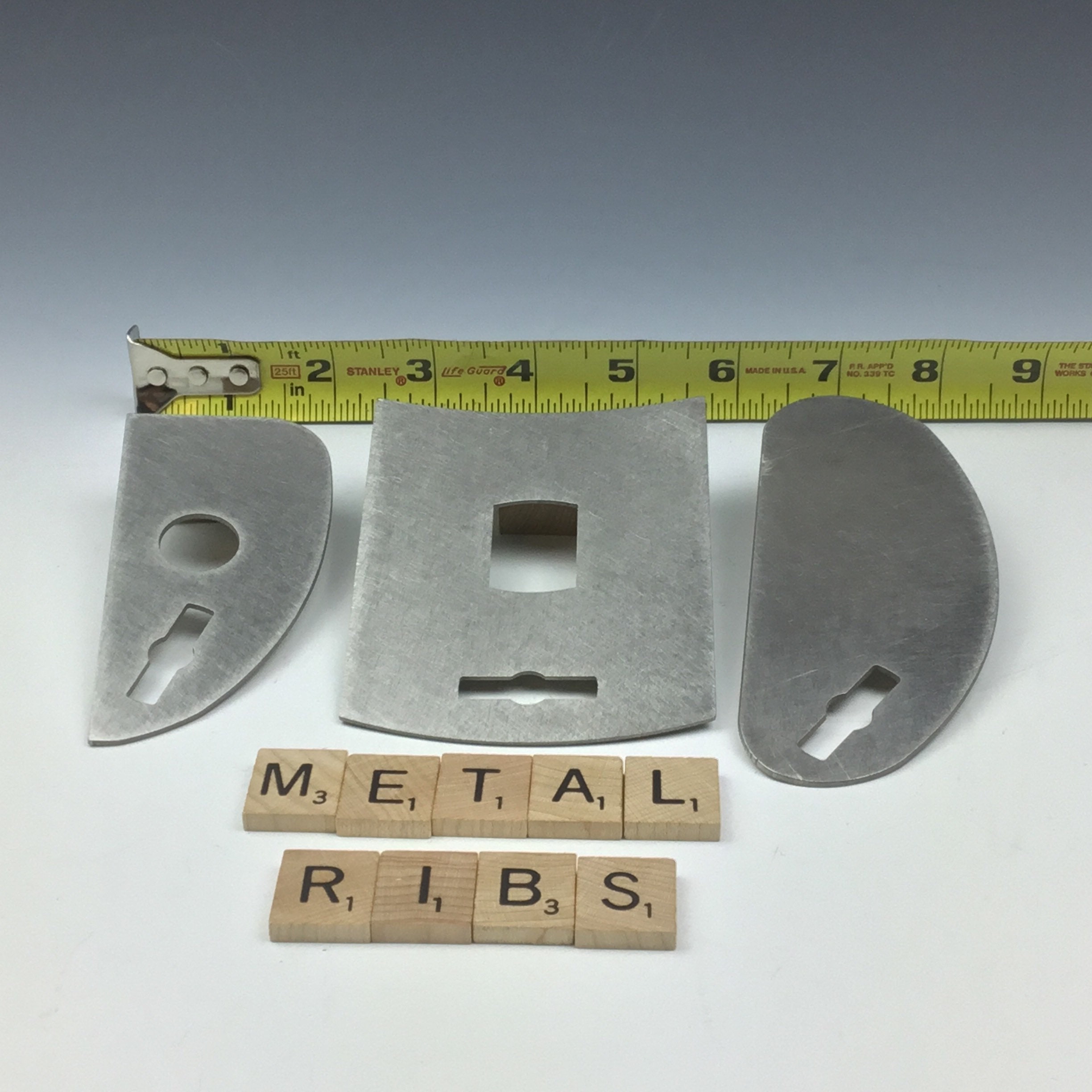 10pc Pottery Stainless Steel Scrapers Metal Throwing Rib