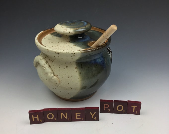 Pottery Ceramic Honey Pot Jar Crock Handmade Honey Jar With Etsy