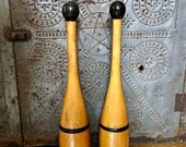 Antique Juggling Pins, Indian Clubs, 3 Pound Each