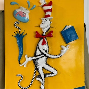 Original Dr. Seuss Cat in the Hat Fiberglas Panel