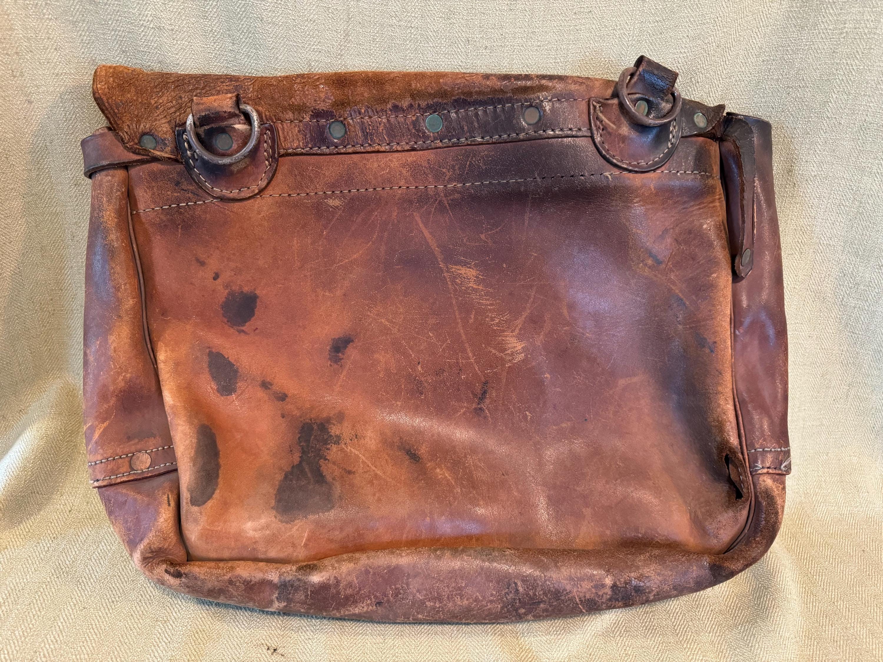 Vintage Original Leather US Mail Bag, Pouch - Etsy