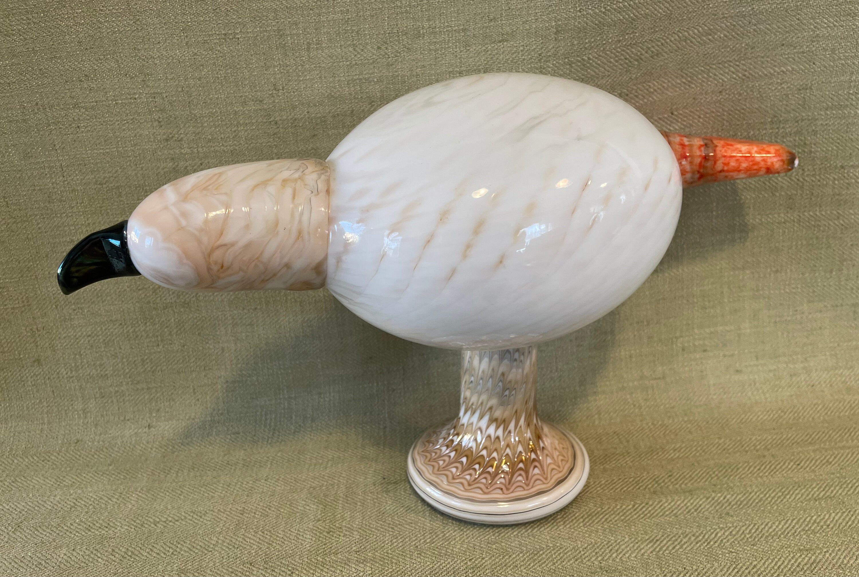 Oiva Toikka for Iittala Limited Edition Pale Male Large Blown Art