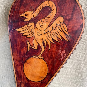 Antique English Bellows with Dragon