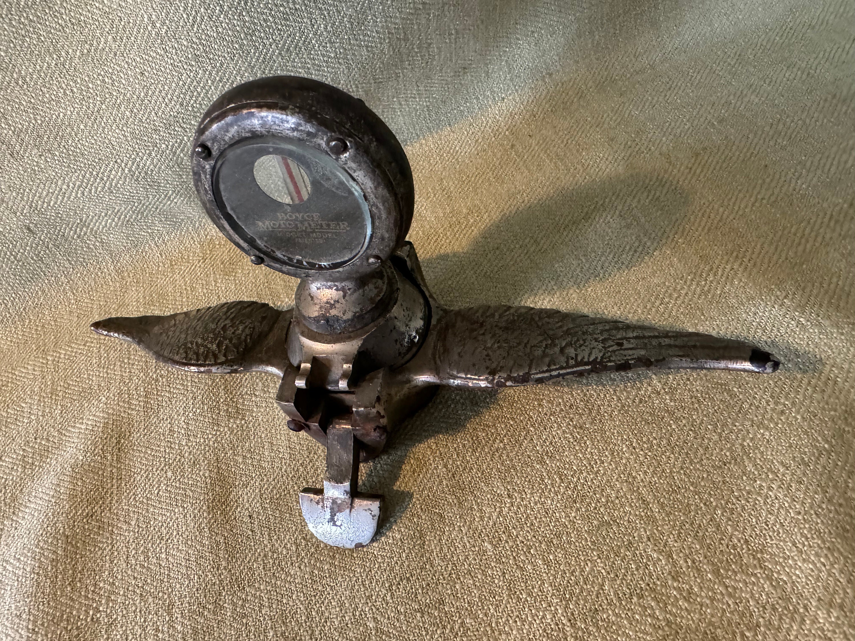 Original Boyce Midget Model Motometer Hood Ornament With Wings - Etsy