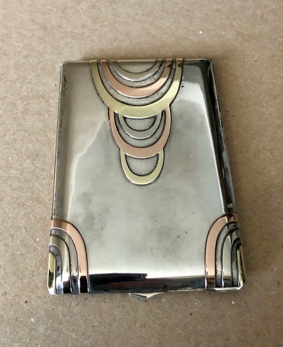 Original Art Deco Alfred Dunhill Sterling Silver and 14k Gold - Etsy