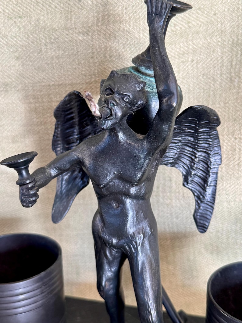 Early 1900’s German Bronze Devil Cigar Lighter - Etsy