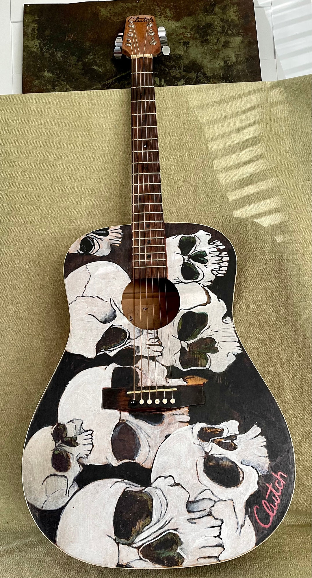 アート　作品　アメリカ　ギター　カー　車 アート作品アメリカギターカー車