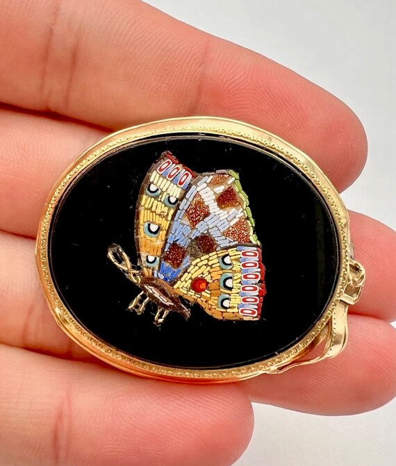 Broche Ancienne En Forme De Papillon/insecte - Vintage - Occasion