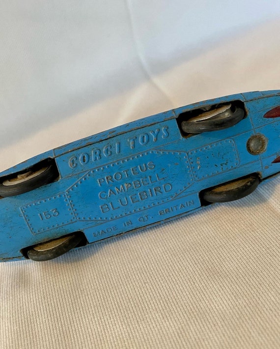 Rare Corgi Proteus Campbell Bluebird Car - Etsy