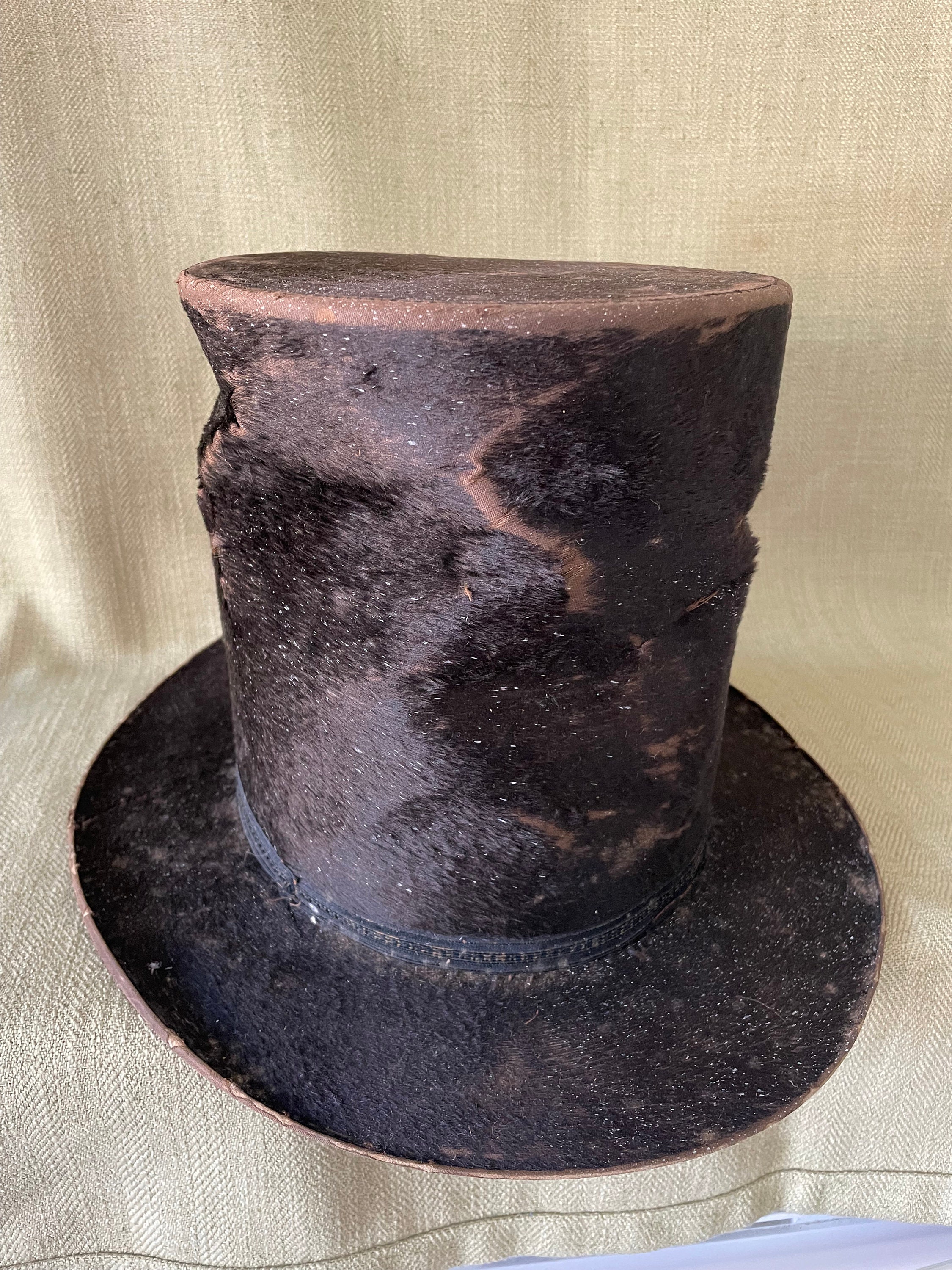 Stovepipe Derby Half Tube Wool Cylinder Hat