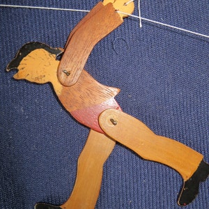 Wonderful Antique Folk Art Drunk Acrobat Toy image 3