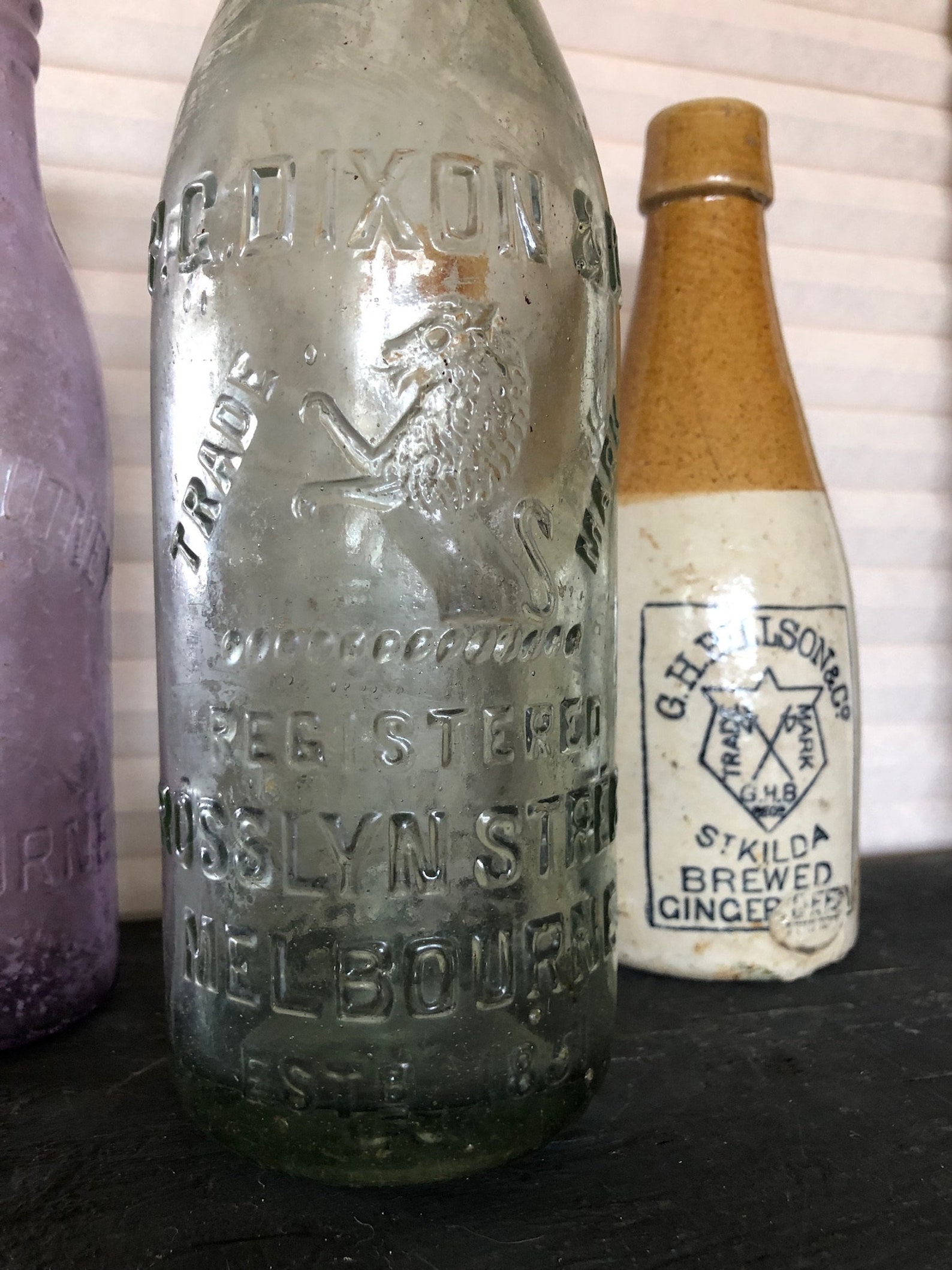 3 Antique 1850-1900 Melbourne Australian Bottles | Etsy