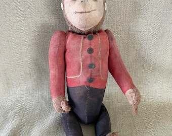 Well Loved Antique Schuco Yes No Bellhop Monkey - Etsy UK