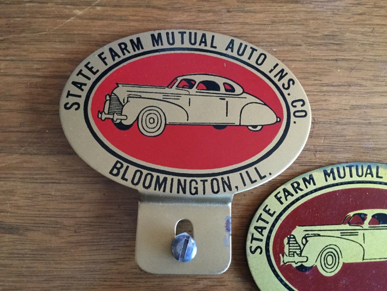 Antique 1930's Car Club Automobile Licence Plate Tags | Etsy