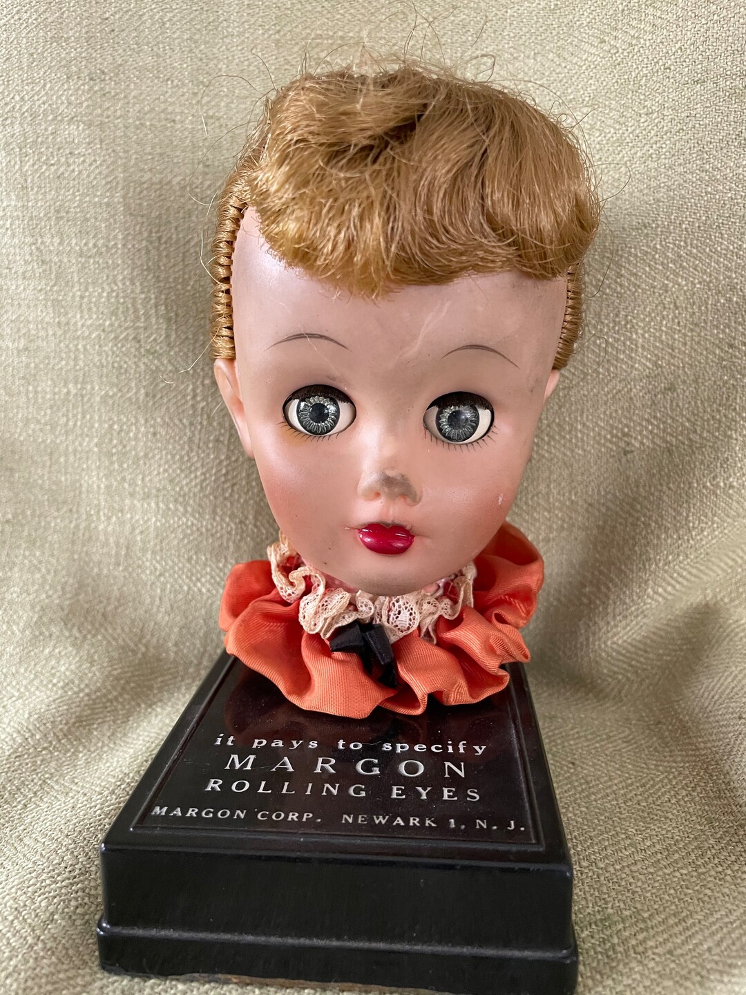 Strange 1950s Salesman Sample for Rolling Doll Eyes Etsy