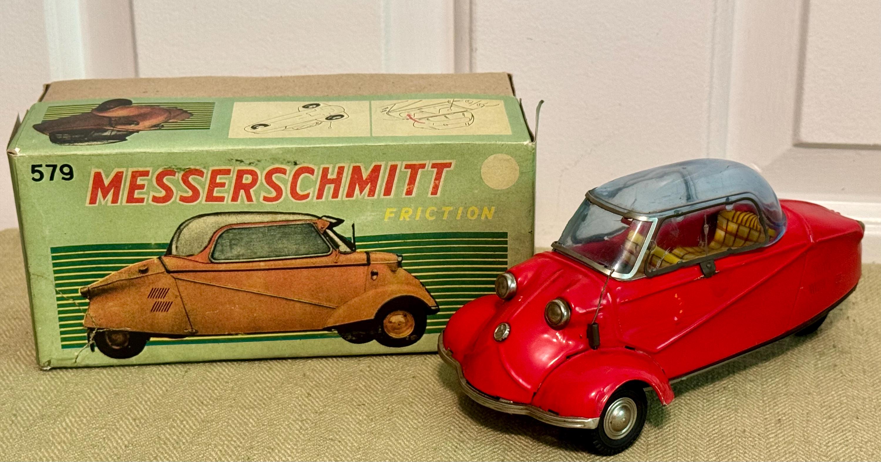 Vintage 1960's Bandai Japan Tin Messerschmitt Car - Etsy