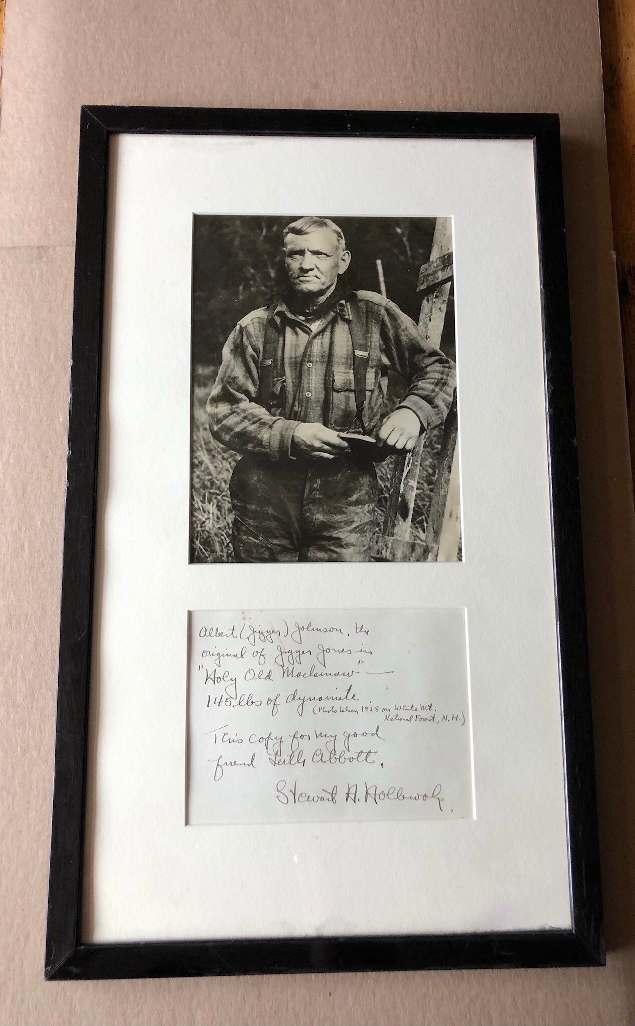Jigger Johnson The Last Lumberjack Signed Original Photo By Etsy