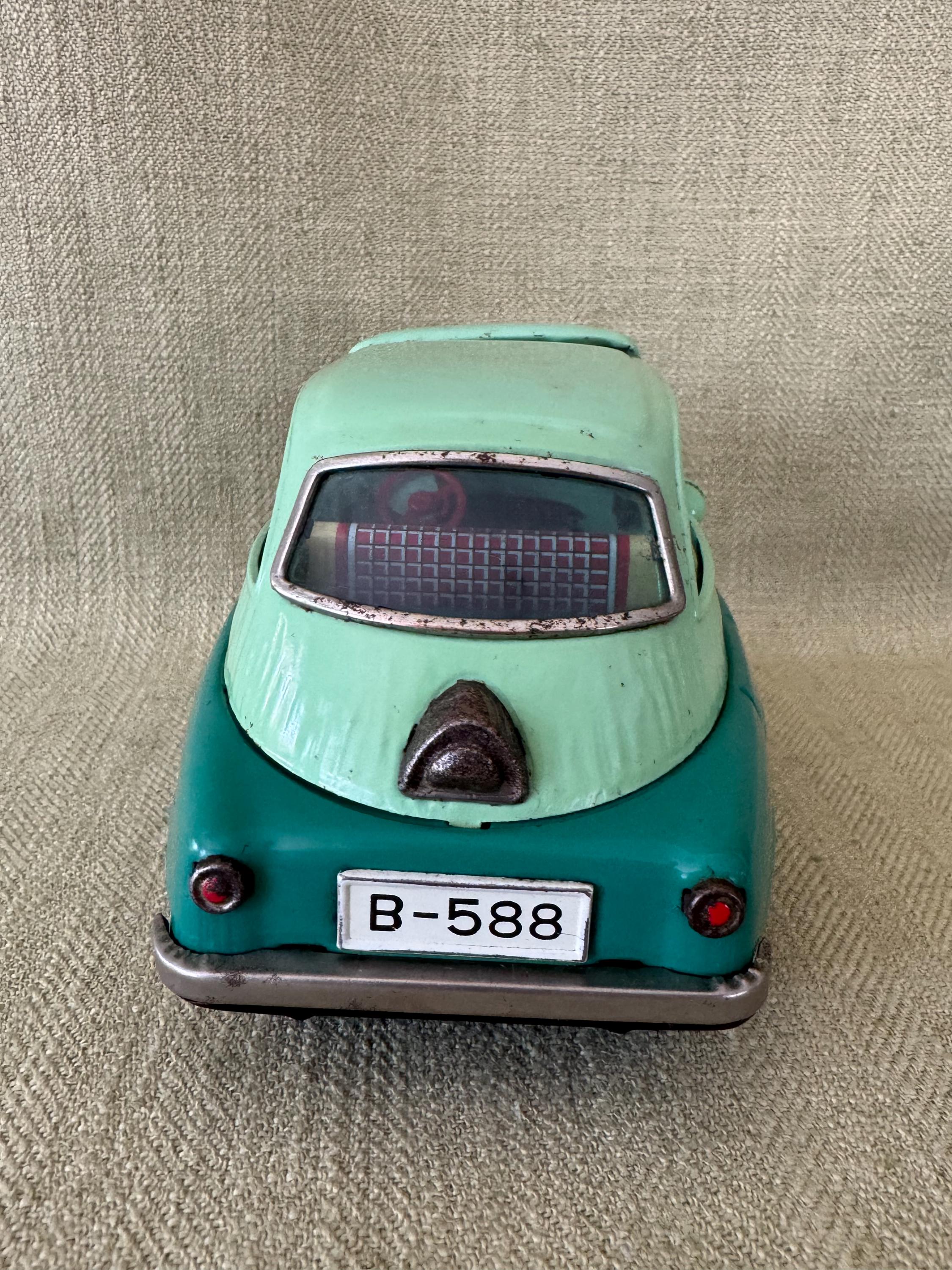Vintage Bandai Japan Tin Friction Isetta Car With Box - Etsy