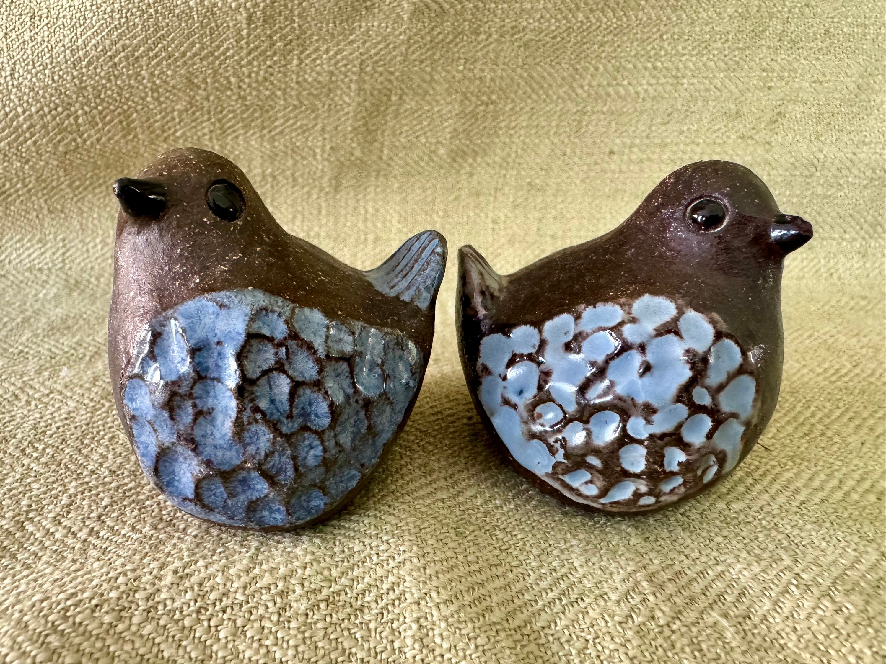 Pair Bengt Wall Swedish Pottery Birds - Etsy