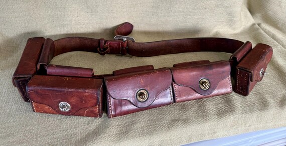 1940s leather belt - Gem 1940s leather belt - Gem