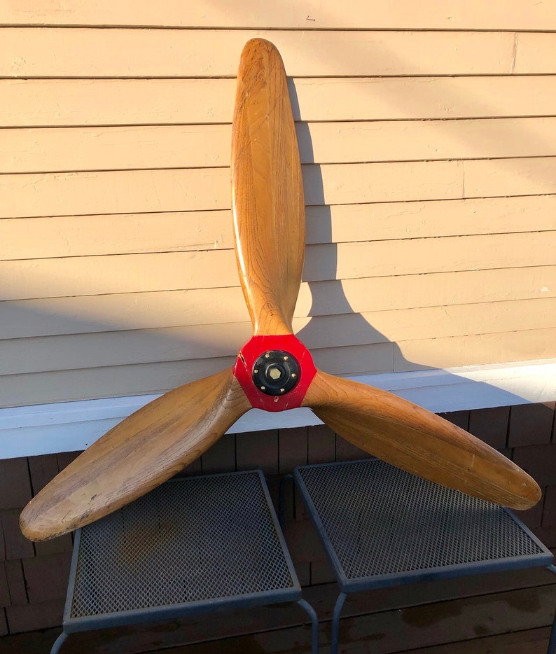 Antique Wood Propeller 3 Blade by Ole Fahlin California Etsy
