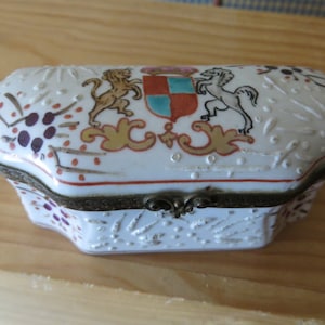 Antique 18th Century French Porcelain Casket Box