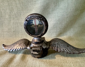 Original Boyce Midget Model Motometer Hood Ornament With Wings - Etsy