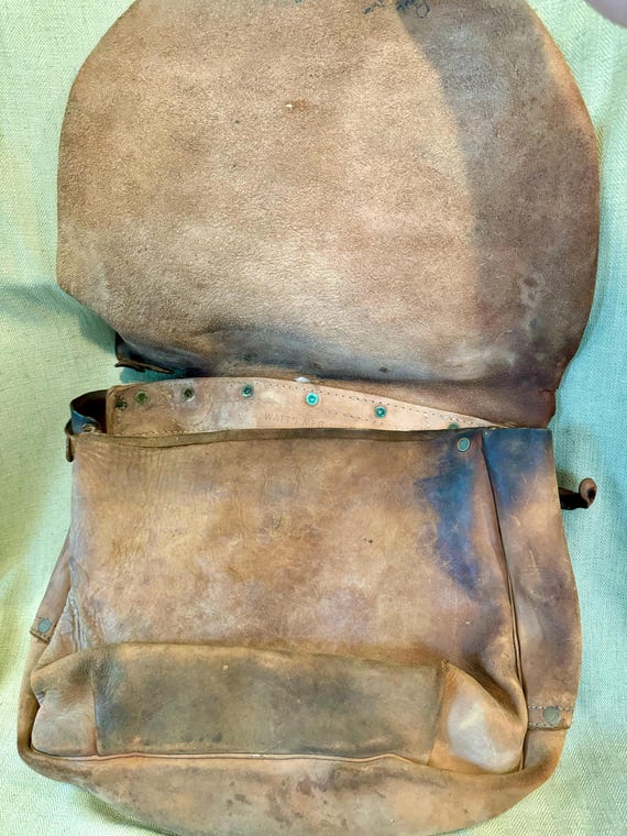 Vintage Original Leather US Mail Bag, Pouch - Etsy