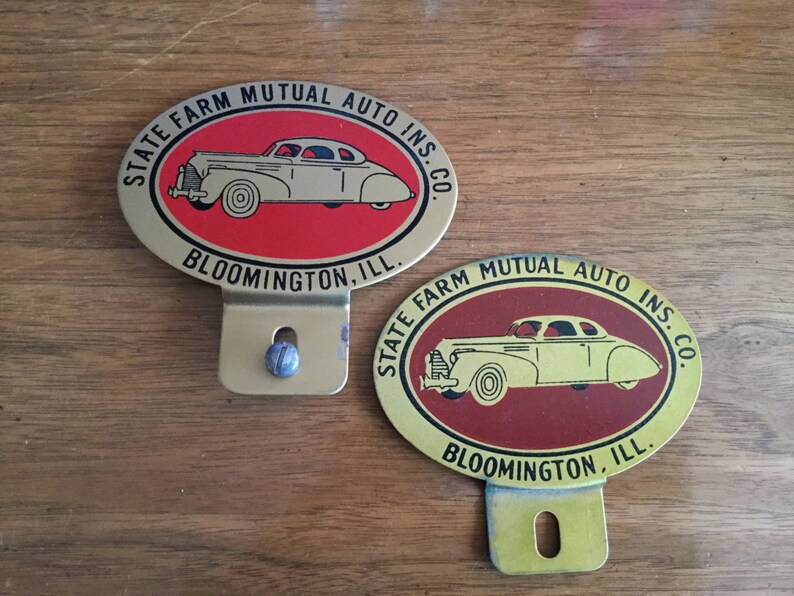 Antique 1930's Car Club Automobile Licence Plate Tags | Etsy