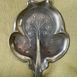 Antique Arts and Crafts Movement Pewter Tray, Liberty?