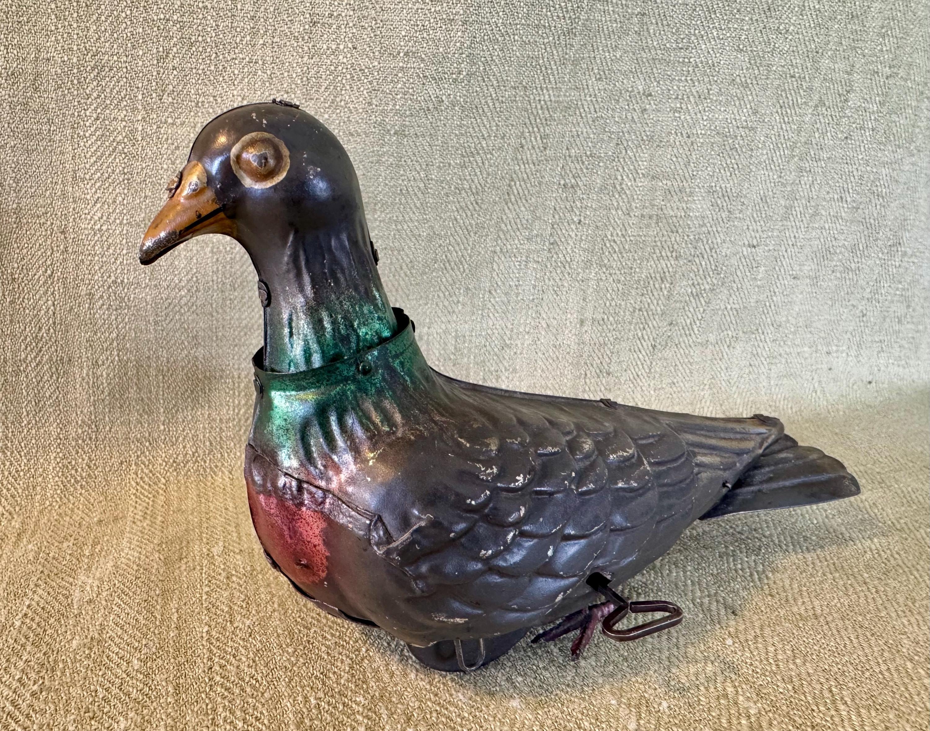 1912 French Wind Up Clockwork Pigeon by Victor Bonnet