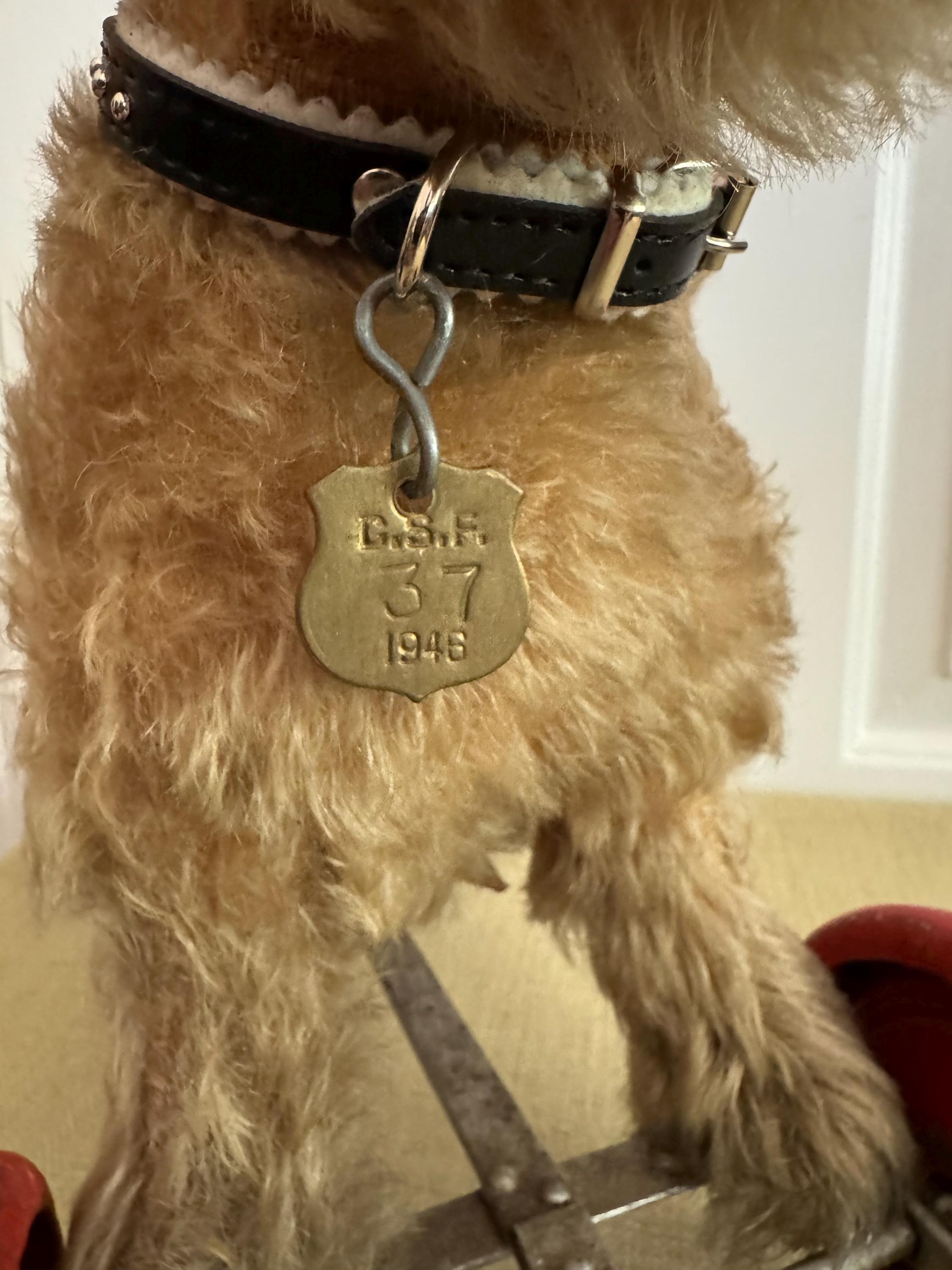 Antique Mohair Terrier Dog Pull Toy, Chiltern Toys - Etsy