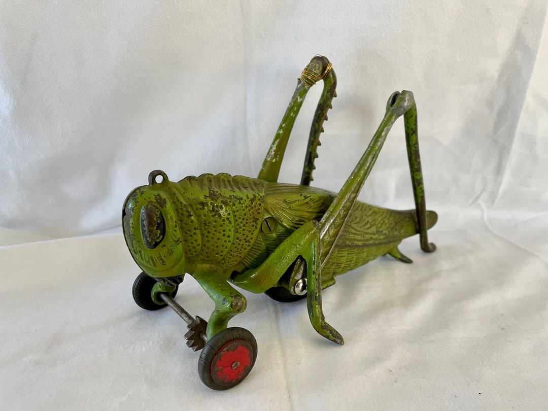 Antique 1920s Hubley Cast Iron Grasshopper Toy as Found - Etsy