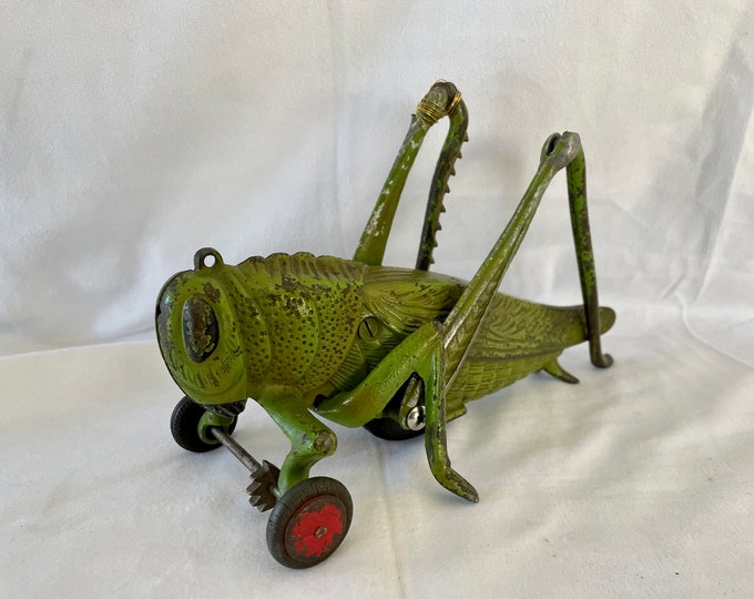 Antique 1920s Hubley Cast Iron Toy as Found, Daddy Long
