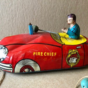 1950’s Fire Chief By Superior Toys, As found