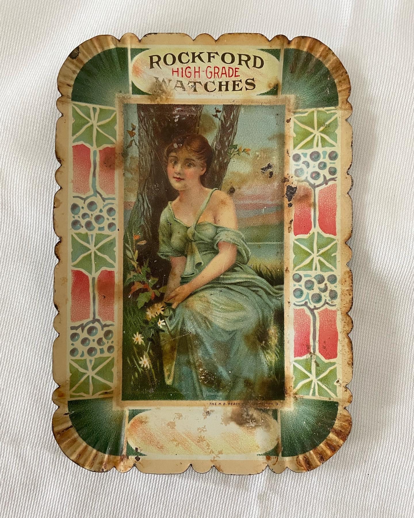At Auction: 2 Advertising Tip Trays, Incl. Resinol Soap and Ointment and  Wellsbach Quality Mantles, 4 1/2 in. (11.4 cm.)