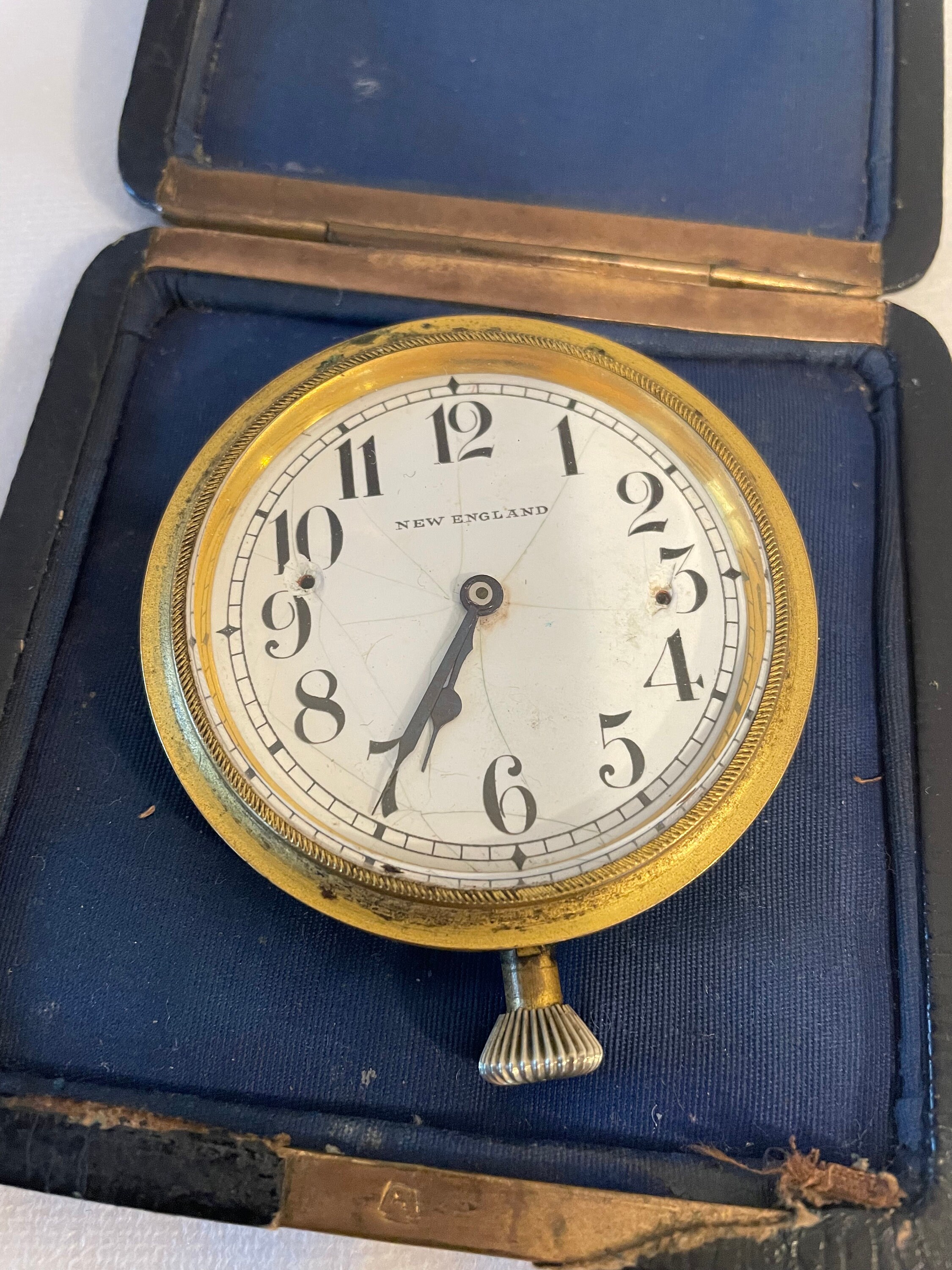 Antique Early Automobile Car Clock New England Etsy