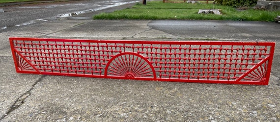 Antique Victorian Stick And Ball Fretwork Panel Architectural Salvage