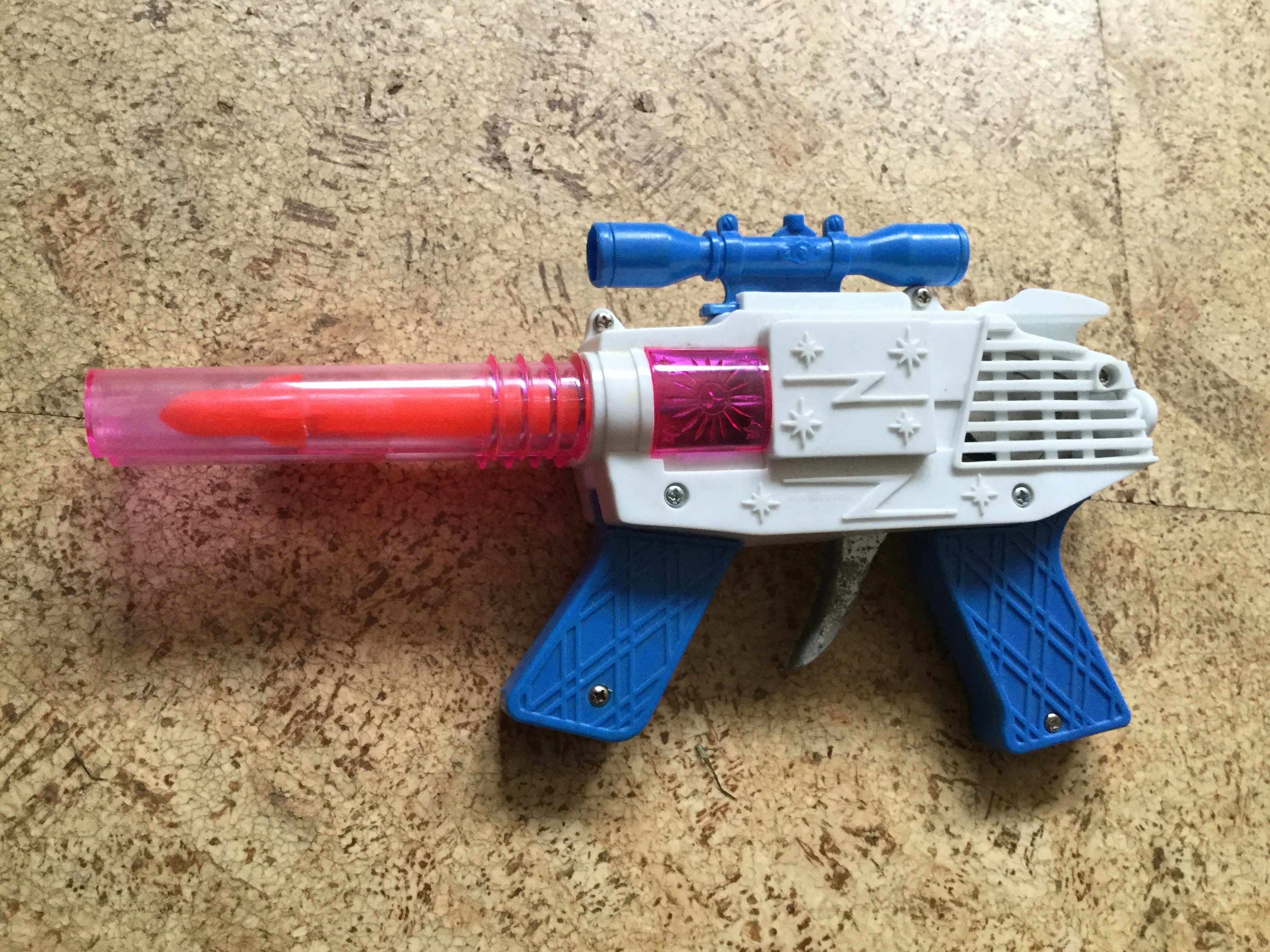 Vintage Space Pistol, Sounds and Sparks, 1960's Ray Gun Toy Vintage Space Pistol, Sounds and Sparks, 1960's Ray Gun Toy